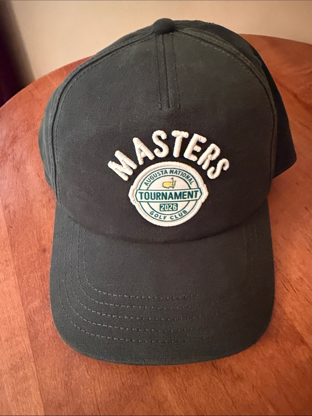 Masters Olive Green & Light Gray Snapback Hat